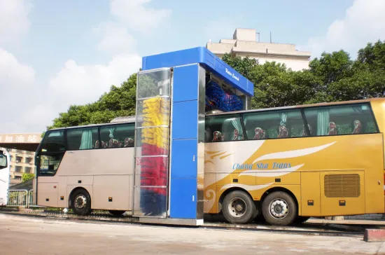 Automatische Zug- und Straßenbahnwaschmaschinen, auch für die Reinigung von Bussen und LKWs geeignet