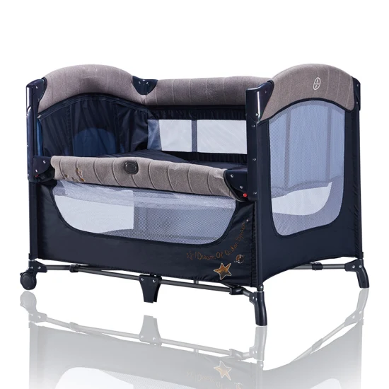 Tragbares und einfach zusammenklappbares Baby-Nachtbett, Schlafwagen, Reise-Stubenwagen, Reisebett